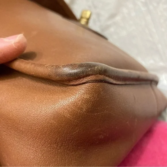 Coach vintage English tan leather reissue Willis bag 0 9927 - Picture 14 of 14